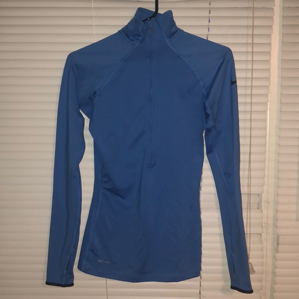 Light blue Nike pro Dri-fit long sleeve